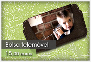 Bolsa para telemóvel com foto