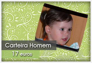 Carteira de homem com foto