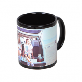 Caneca preta com foto